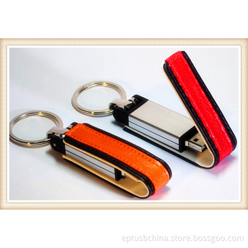 2015 Popular Leather Pen USB Disk